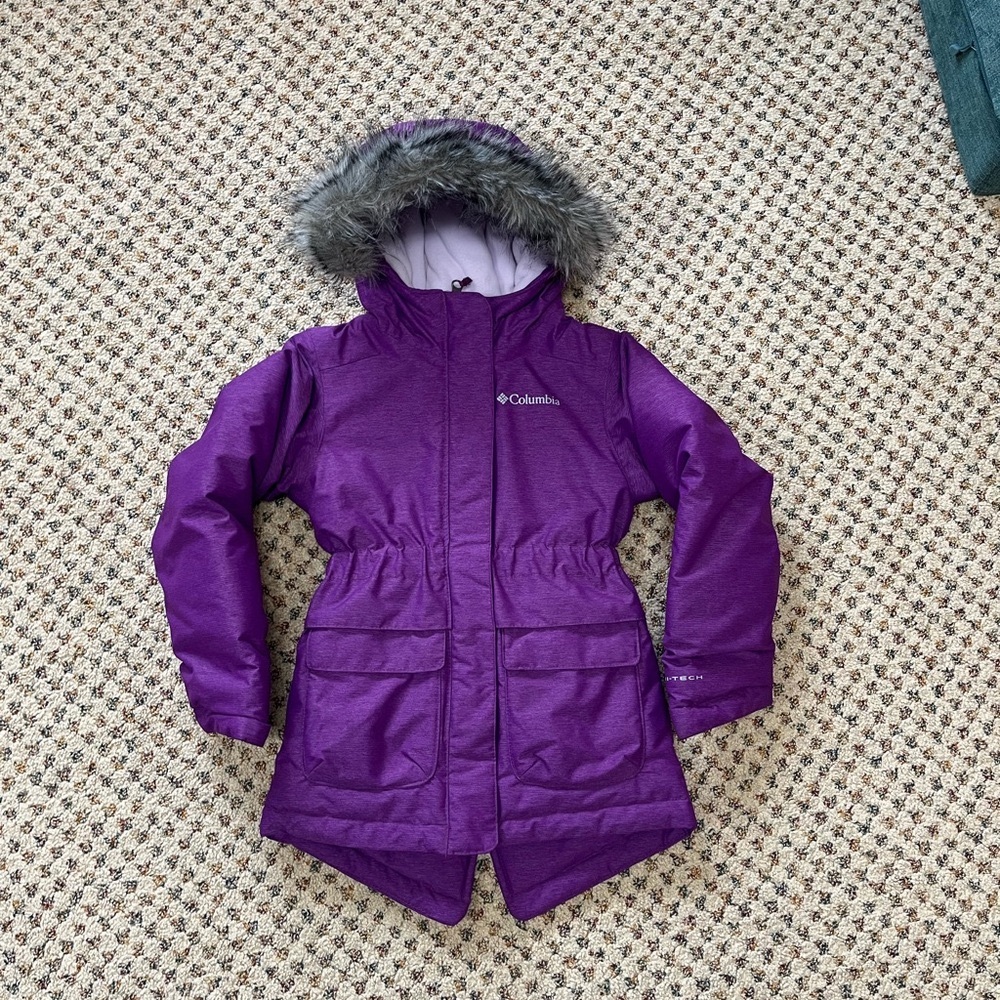 Columbia Purple Hooded Jacket